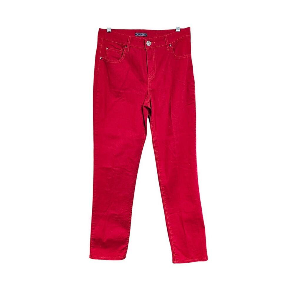 Bandalino Missy Red Jeans Size 8 (8)